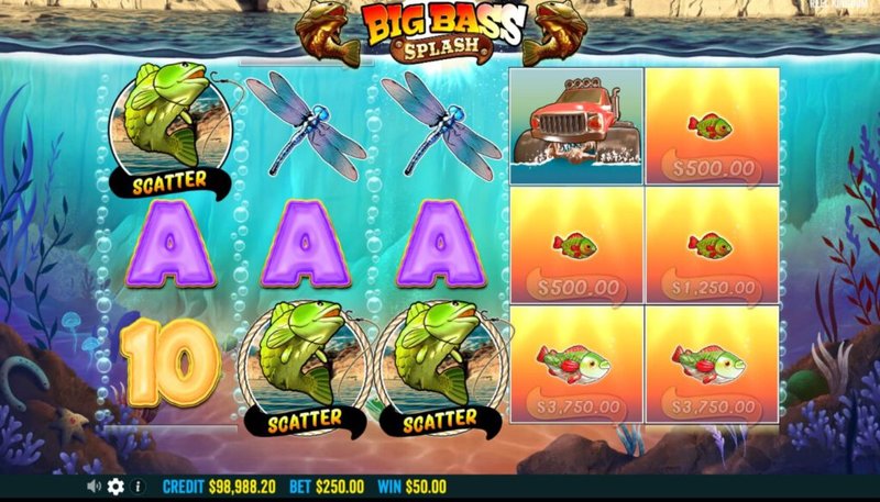 Image: Erleben Sie das Große Bass Splash im Pragmatic Casino - Spieltest